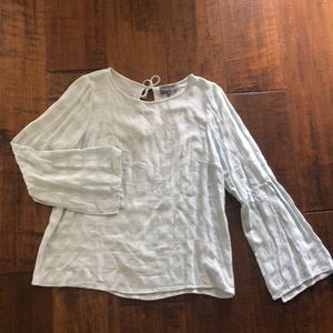 Michael Stars light blue blouse never been worn